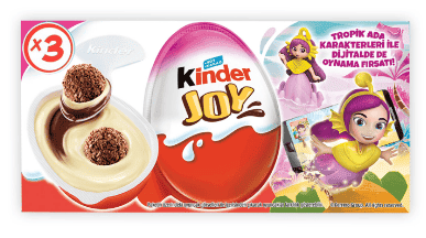 Kinder Joy Sürpriz Yumurta Kız 3X20 60 Gr