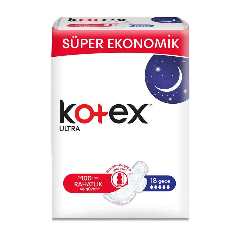 Kotex Ped Ultra Quadro Gece 18 Adet