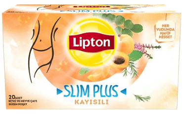 Lipton Slim Plus Tea Bag Apricot 20 pcs