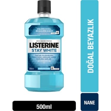 Listerine Stay White  500 Ml 