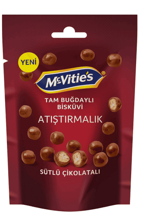 Mc Vitie's Sütlü Çikolata Kaplamalı Bisküvi Topları 67 Gr