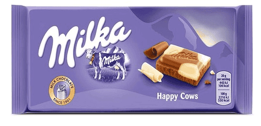 Milka Tablet Çikolata Happy Cows 100 Gr