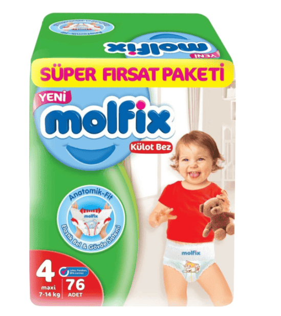 Molfix Pants Super Packet No 4 76 pc