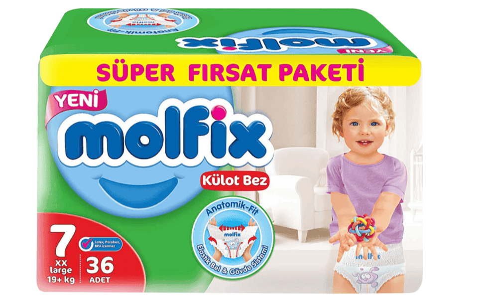 Molfix Külot Bez Süper Paketi No 7 36 Adet