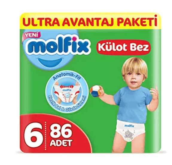 Molfix Külot Bez Ultra Avantaj Paketi No 6 (Kutu) 86 Adet