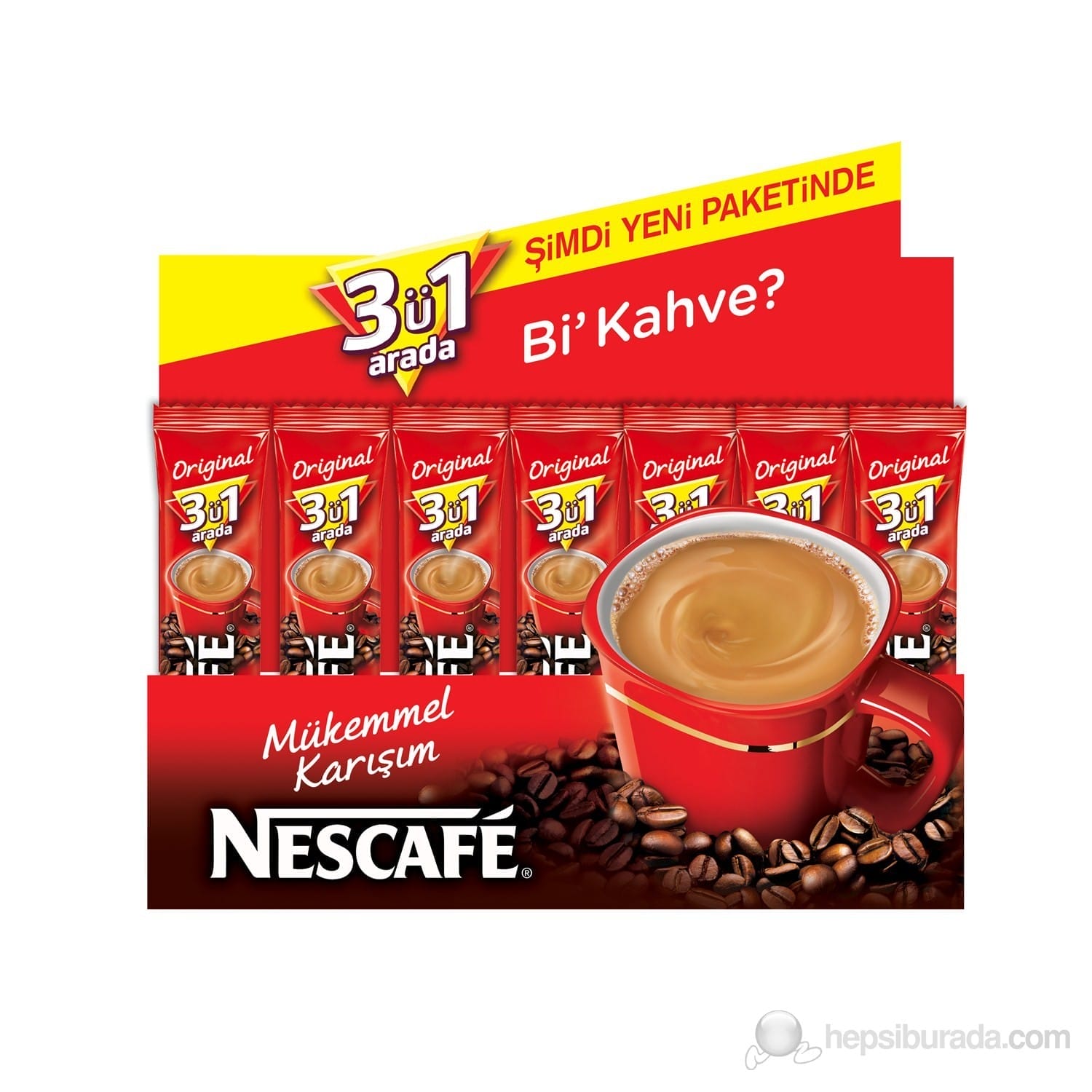 Nescafe 3'ü 1 Arada 80 (7X18.5G)