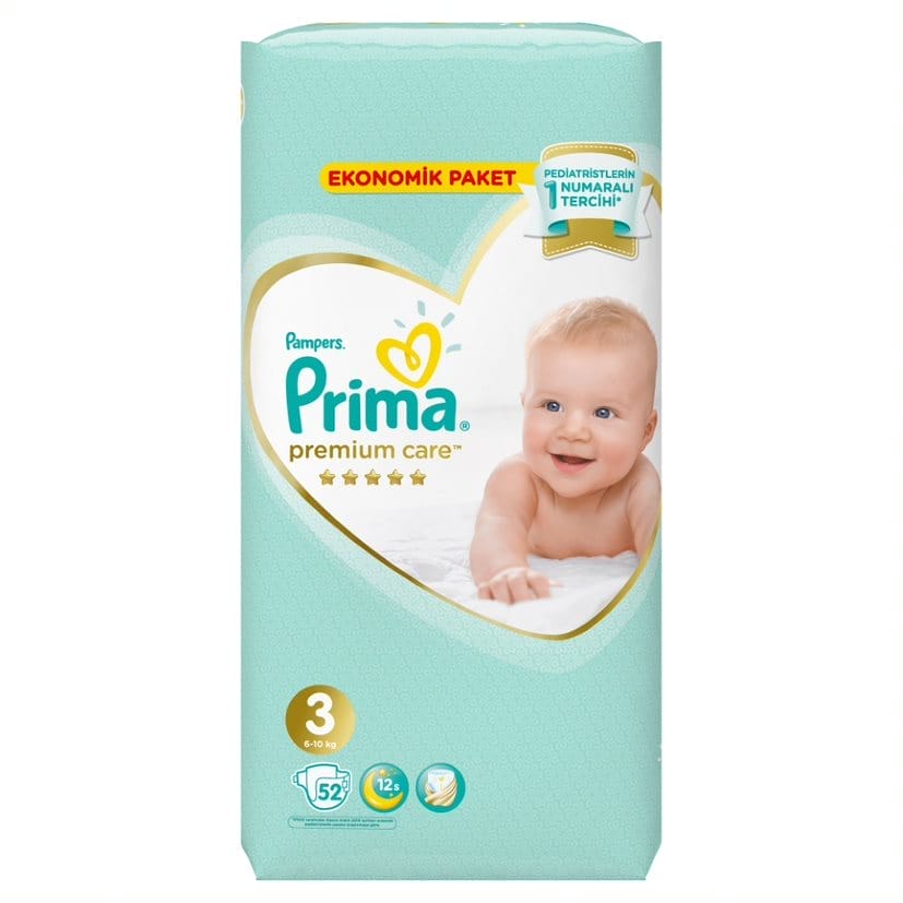 Pampers Prima No3 52 Adet