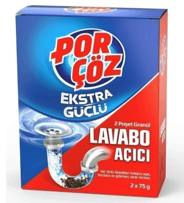 Porçöz Lavabo Açıcı 2X70 Gr