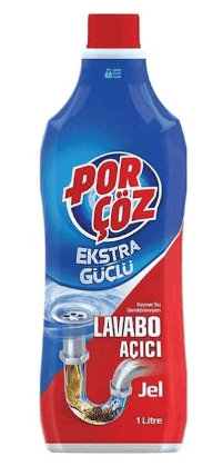 Porçöz Lavabo Açıcı Jel 1 L