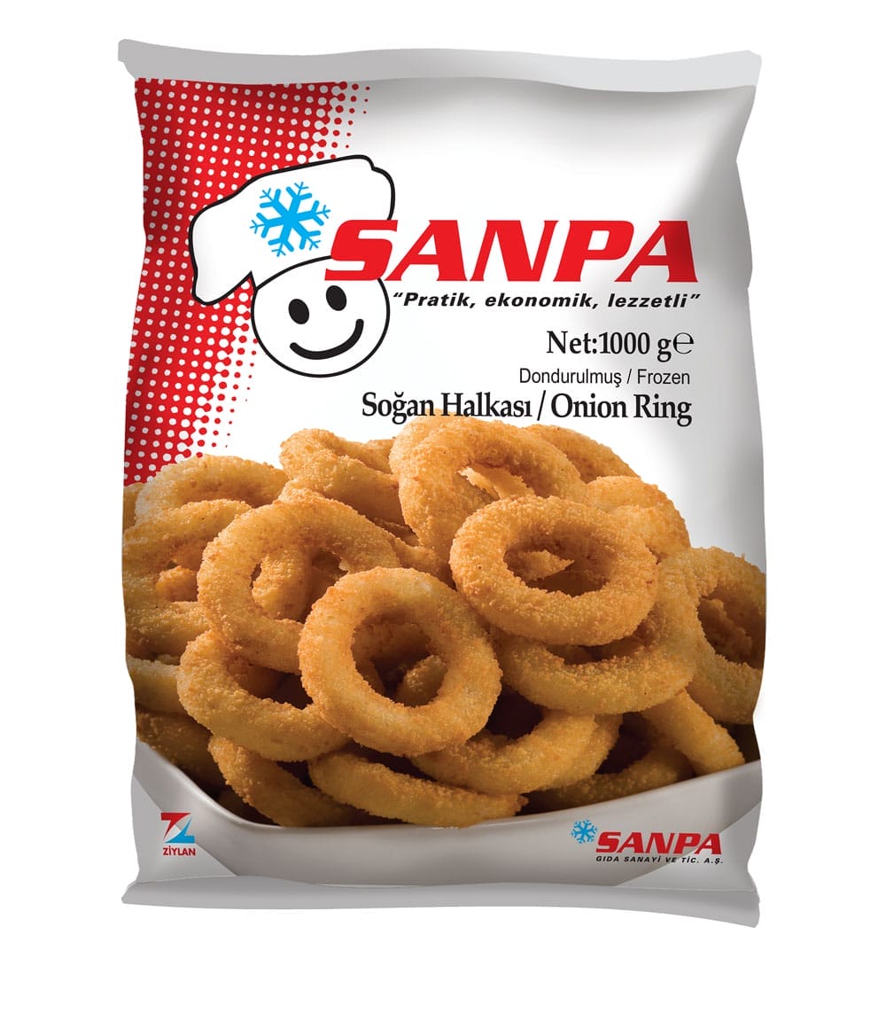 Sanpa Gıda Kızarmış Soğan Halkası Sanpat 1000 Gr