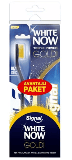 Signal White Now Gold Diş Macunu 75 Ml+Diş Fırçası 1 Adet