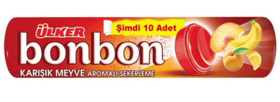 Ülker Bonbon Karışık Meyve Aromalı Şeker 36 Gr