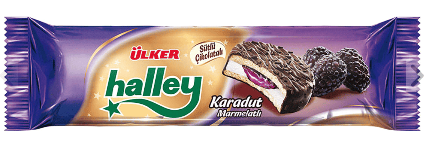 Ülker Halley Karadut Marmelatlı Bisküvi 74 Gr