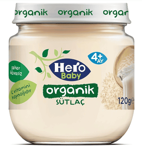 Ülker Hero Baby Organik Sütlaç Bebek Maması 120 Gr