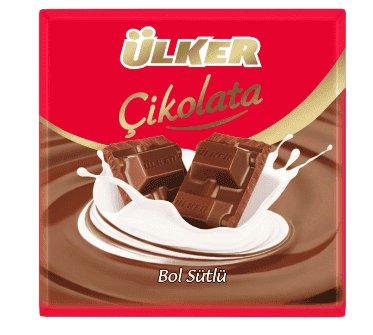 Ülker Sütlü Kare Çikolata 60 Gr 