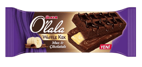 Ülker O'lala Waffle Cake With Chocolate Banana 70 gr