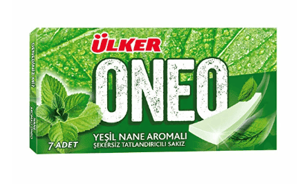 Ülker Oneo Slims Green Mint Gum 14 gr