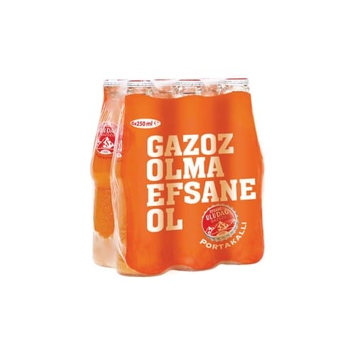 Uludağ Gazoz Efsane Portakal 250 Ml