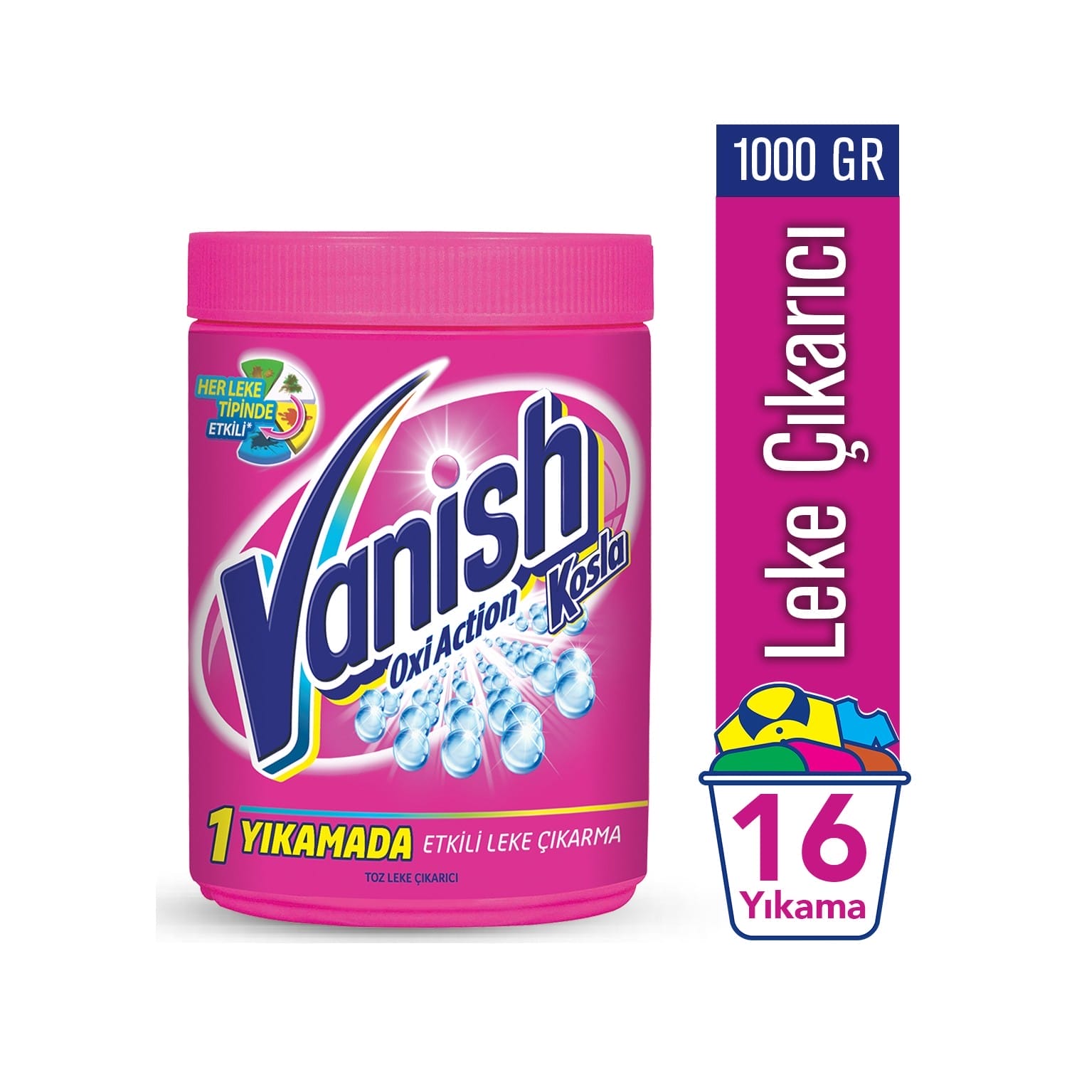 Vanish Kosla Oxi Action Toz (Pembe) 1000 Gr 