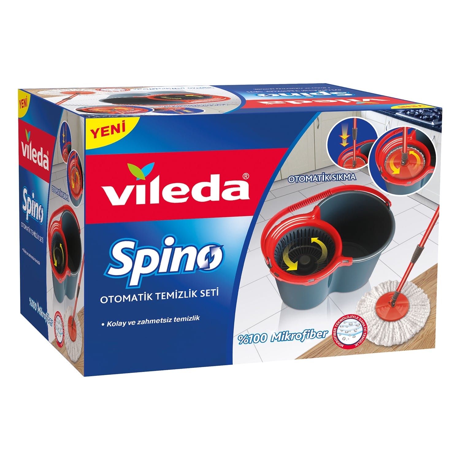 Vileda Spin Mop Ve Kova Seti 1 Parça