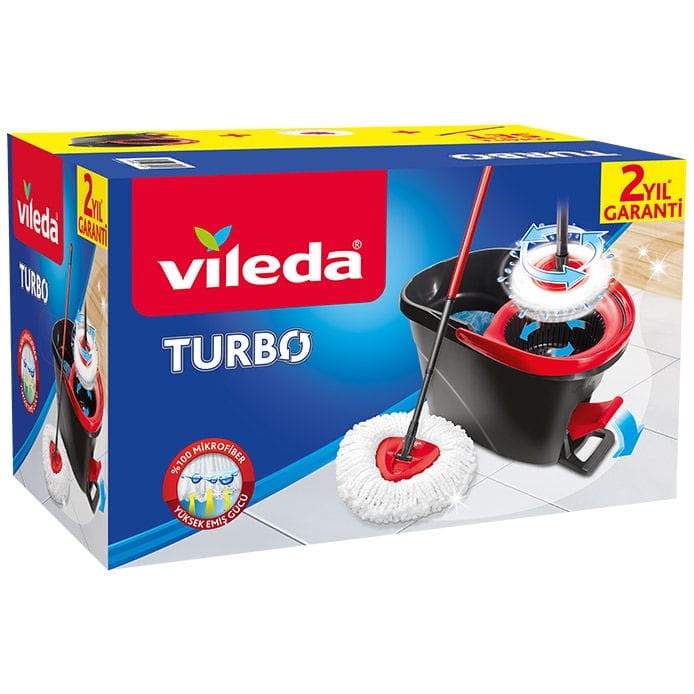 Vileda Turbo Spin Mop Ve Kova Seti 1 Parça